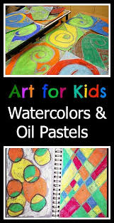 Art Projects For Kids Oil Pastels Watercolors Buggy And Buddy Kids Art Projects Homeschool Art Art Lessons