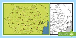 Judeţele româniei interbelice comparate cu judeţele actuale. Harta Romaniei JudeÈele Èi ReÈedinÈele De JudeÈ PlanÈÄ Cu Diferite