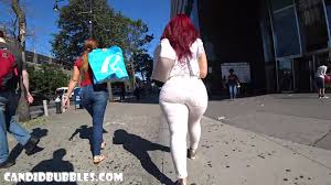 Candidbubbles booty pawg see through candid
