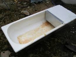 They are very strong and highly durable, which offers you long lifespans of excellent service. Convert A Bathtub Into A Water Trough 5 Steps Instructables