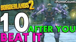 Check spelling or type a new query. 10 Things To Do In Borderlands 2 After You Beat The Game Before After Uvhm Level 72 Pumacounts Youtube
