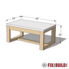 I based this coffee table plan off of ana white's truss beam dining table. Diy Concrete Top Outdoor Coffee Table Plans Fix This Build That