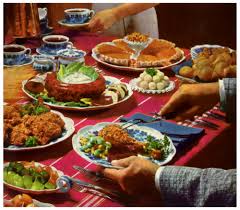 Instead of buying an individual steak for each guest, go with flavorful and less expensive london broil. Thegikitiki Food Retro Recipes Dinner Party Table Settings