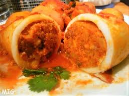 Encornets Farcis Au Chorizo Mes Inspirations Gourmandes En 2020 Encornet Farci Encornet Chorizo
