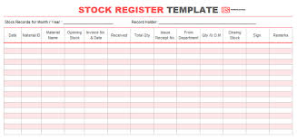 Get stock quotes using excel macros and a crash course in vba. Stock Register Book Format Samples Templates For Excel