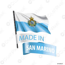 This flag was created with an unknown svg tool. San Marino Flagge Vektorillustration Auf Weissem Hintergrund Stock Vektorgrafi Crushpixel