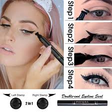 I remember when there was only one option for vegan eyeliner: Phoera Eyeliner Pencils Cat Eye Makeup Sexy Liners Double End Winged Eyeliner Stamp Waterproof Liquid Eye Liner Enhancer Tattoo Eyeliner Aliexpress