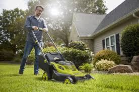 Having a mower that uses the same batteries as all my tools, and no gas seems like a good idea. Ryobi 18v Hp Brushless 16 Inch Push Mower P1190vnm Ptr