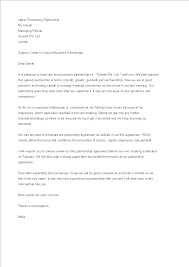 Sample agreement letter for business partnership. Partnership Contract Termination Letter Templates At Allbusinesstemplates Com