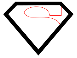 This drawing was made at internet users' disposal on 07 february 2106. How To Draw The Superman Logo Draw Central