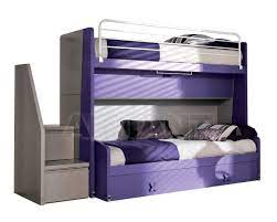 One thing kids love about bunk beds is the element of excitement that comes with climbing up to the top bunk. Children S Bed Gray Siloma Scorrevole Bunk Bed With Slide Out Desk Purple Buy Order Online On Abitant
