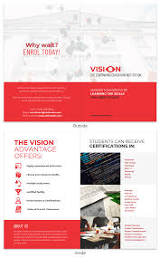 City of publisher, state abbreviation or country: Red College Marketing Pamphlet Template