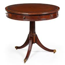 Small Drum Table Drum Table Mahogany Coffee Table Table