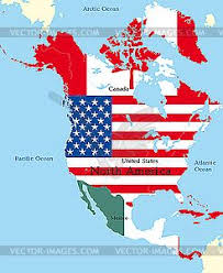 Map Of North America North America Map North America Graphic Design Business