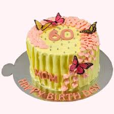 Check out our surprise cake explosion box with butterfly surprise! Mom Birthday Cake 60th Birthday Cake Bakehoney Com