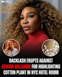 Serena Williams Faces Criticism After Pointing Out Cotton Decoration at New  York Hotel👀 Full video 🔗 in comments #fblifestyle
