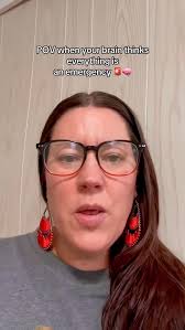 POV when your brain thinks everything is an emergency 🚨🧠, That is the  amygdala doing its job a little too well, Adults catastrophize, Kids react  big, Same nervous system, The Anxiety Workbook for ...