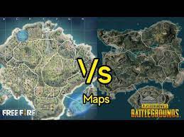 Pubg Maps Vs Free Fire Maps Lord Kira Full Comparison Youtube