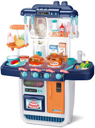 Our top 10 picks for play kitchen sets. Amazon Com Cute Stone Little Kitchen Playset Kids Play Kitchen With Realistic Lights Sounds Simulation Of Spray Play Sink With Running Water Dessert Shelf Toy Other Kitchen Accessories Set For Girls Boys Toys