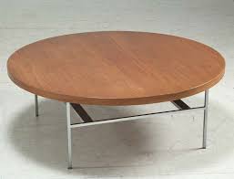 The nelson pedestal coffee table (1954) draws upon its designer's hallmarks: Large Round George Nelson Coffee Table In Walnut Coffee Table Table Round Coffee Table