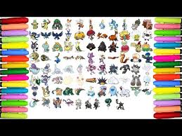 Click the pokémon to go to their pokédex page. Coloring All Generation 8 Pokemon Sword And Shield Youtube