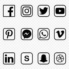 Maybe you would like to learn more about one of these? Black And White Social Media Icons On Transparent Background Vector High Quality Set Editorial Photography Illustration Of Network Information 128494497