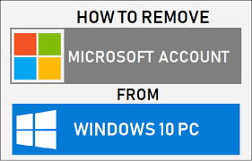 Fortunately, this is a relatively straightforward process. How To Remove Microsoft Account From Windows 10 Pc