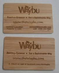 Holds up to 10 business cards. Bamboo Business Cards Custom Made Laser Carved