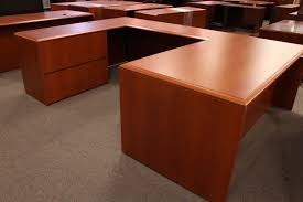 Used National Arrowood U Shaped Desk Office Furniture Warehouse