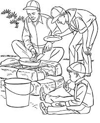 Summer Camp Frying Potato On Summer Camp Coloring Page Coloring Pages Camping Coloring Pages Online Coloring Pages