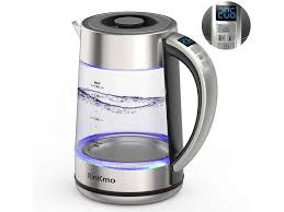 As an amazon associate i earn from qualifying purchases. Rinkmo Electric Kettle Bpa Free Fast Boiling Glass Tea Kettle 1 8l Kitchen Kettle Pot For Tea Coffee With Blue Led Auto Shut Off Monoprice Com