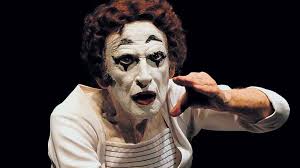 Francouzský mim Marcel Marceau
