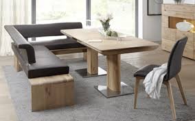 Pair your solid wood dining table with chairs that are built to last. Ligero Corner Bench Decker Solid Wood Furniture