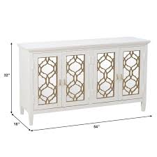 Rosdorf Park Adali Four Door Mirror Front Sideboard Reviews Wayfair Furniture Accent Chests And Cabinets Nebraska Furniture Mart