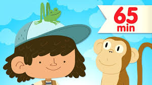 Get On Your Walking Shoes It S Over An Hour Of Active Songs And Nursery Rhymes Starting With Walking In The Jung Super Simple Songs Preschool Songs Kids Songs