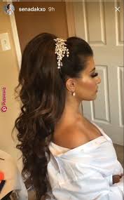 Have got that beautiful long hair but worried on what hairdo to sport over for a formal occasion? Pin By Laila On Hair Hair Styles Bridal Hair Inspiration Wedding Hair And Makeup