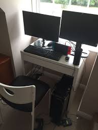 Share a photo of your office/desk/workspace and how you set it up!. Photo Of Desk Setup Or Laptop Outside Devrant