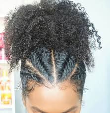 Change Up Your Puff With Some Cornrows Natural Hair Styles Natural Hair Styles Easy Curly Hair Styles Naturally