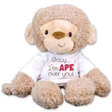 I M Ape Over You Monkey 14 Animal Delivery Cute Stuffed Animals Personalized Stuffed Animals