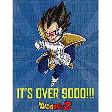 10 filler moments in dragon ball that are over 9000. Amazon Com Great Eastern Entertainment Dragon Ball Z Anime Vegeta It S Over 9000 Sublimation Throw Blanket Home Kitchen