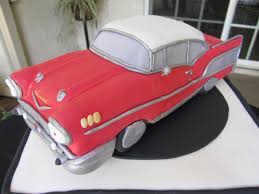 57 Chevy Bel Air Cakepins Com Cool Birthday Cakes Car Cake Tutorial Cupcake Cakes