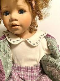 RARE BERDINE CREEDY & SANDRA BABIN LTD ED CAMILLE PORCELAN DOLL w/ORIG BOX  & COA