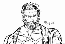Captain America Coloring Page Inspirational Avengers Infinity War Coloring Pages By Artalen3 In 2020 Captain America Coloring Pages Whale Coloring Pages Coloring Pages
