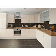 Stone offers a high end look, but should be sealed. White Kitchen Black Tile Novocom Top