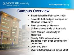 Monash university malaysia offers an internationally recognized australian education, enriching the student experience and employability through educational innovation, high impact research, student mobility, social entrepreneurship and industry engagement. School Of Business Monash University Sunway Campus