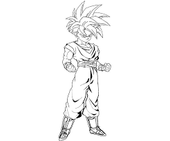 You are viewing some gohan sketch templates click on a template to sketch over it and color it in and share with your family and friends. Dbz Gohan Coloring Pages Coloring Home