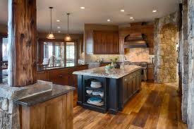 We are the manufacturer with over 10 years experiences in producing and exporting construction products including doors , windows, kitchen cabinets,etc. Rustic Kitchen With Painted Black Island Crystal Cabinets