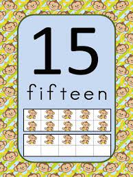 Included Are 21 Full Sized Monkey Themed Posters From Numbers Zero To Twenty With Numerals Number Words And Ten Frames Number Poster Number Words Ten Frames