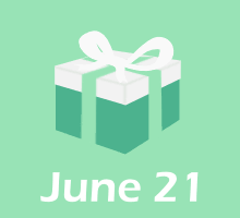 You have been alive for June 21 Birthdays