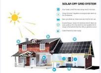 Off grid 15kw sistem pencahayaan rumah surya